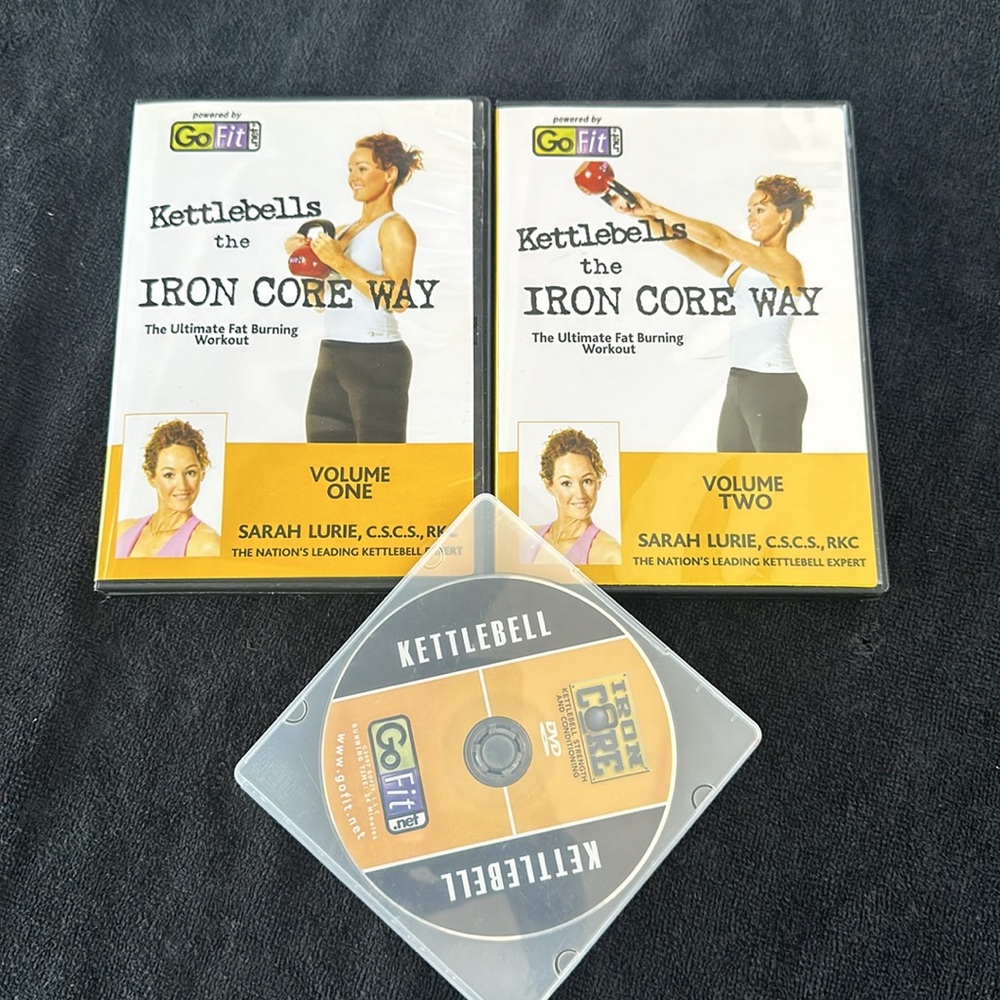 💪 Kettlebells the Iron Core. 3 Workout DVDs The Ultimate Fat Burning Workout.